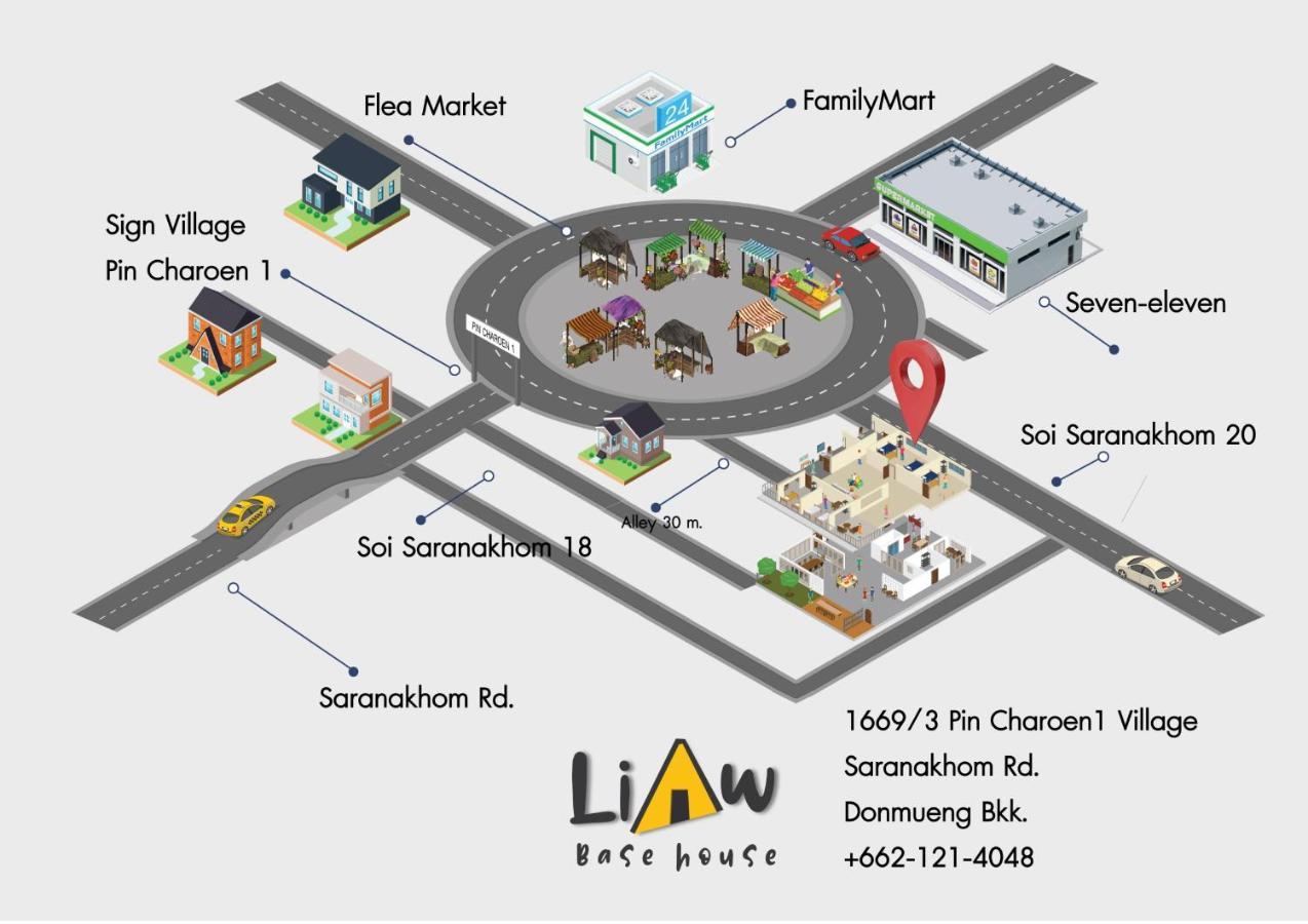 Liaw Base House Hostel กรุงเทพมหานคร ภายนอก รูปภาพ